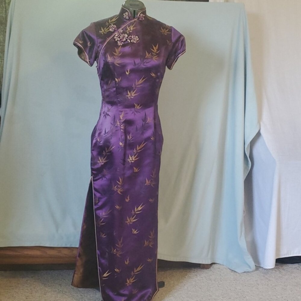 LAST DAY -- Vintage Purple Qipao/Cheongsam